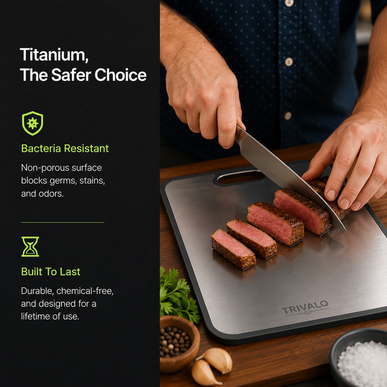 Trivalo Titanium Cutting Board