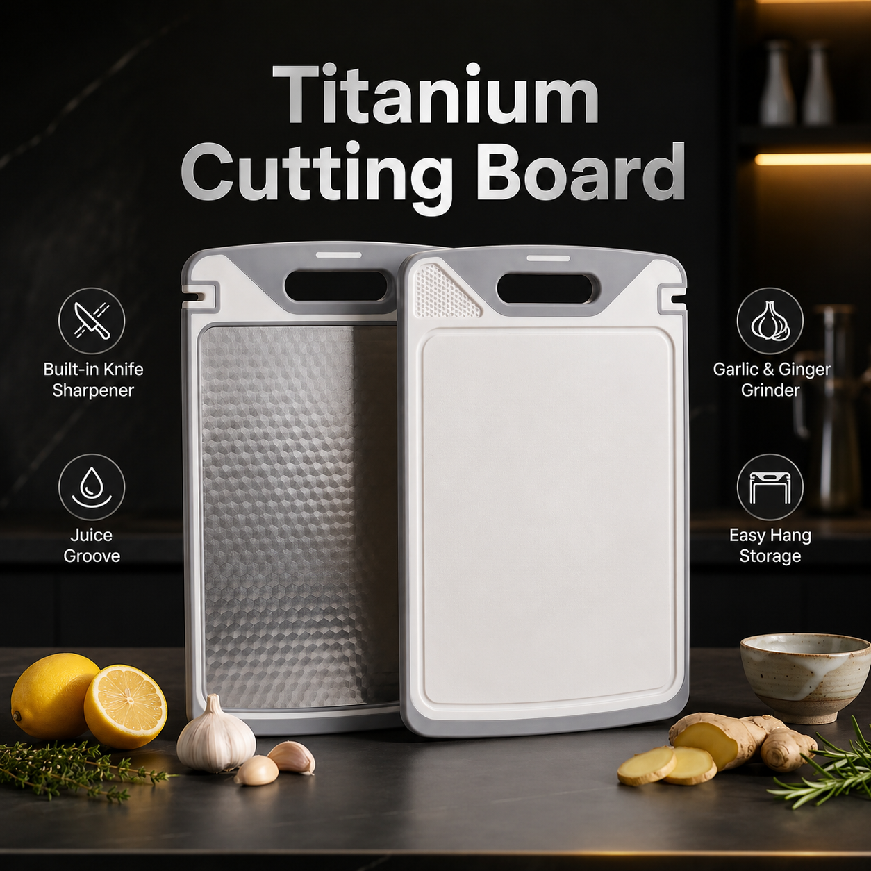 Trivalo Titanium Cutting Board